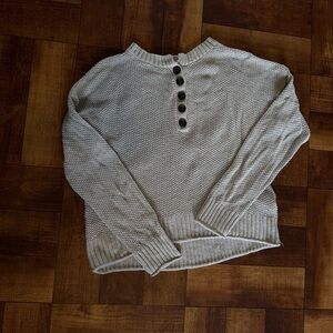 American Eagle Outfitters Gray Knit Sweater